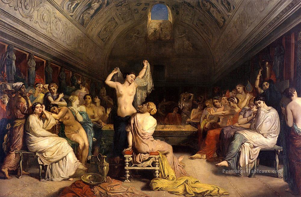 Le Tepidarium 1853 romantique Théodore Chassériau Peintures à l'huile